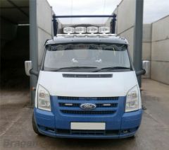 Roof Bar + Spots + LEDs + Clamps For Ford Transit / Tourneo Custom 2018+