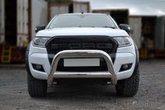 To Fit 2012 - 2016 Ford Ranger Low Bull Bar - EU / EC APPROVED