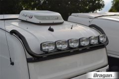 Roof Light Bar + Spots + LEDs + Beacons For Scania PGR 6 Series Topline 2009+ - BLACK