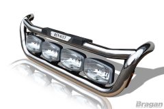 Grill Bar C + Spots x4 + Step Pad x1 + Amber LEDs x2 For Renault C Range 2013+ Construction