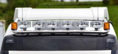 Roof Bar + Jumbo LED Spots x6 + Amber Lens Beacon x2 For Mercedes Actros MP5 2019+ Giga Space