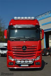 Roof Bar + LEDs x7 + Spots x6 For Mercedes Actros MP5 2019+ Big Space