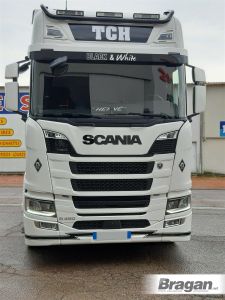 New Gen Scania 2017+ R & S Series High Roof Bar + LED Bars - BLACK