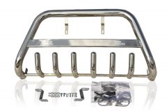 Bull Bar Abar For Mitsubishi L200 2005-2012 Front Bumper Stainless - Detachable