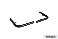 Rear Corner Bars For Fiat Ducato 2014+ LWB- BLACK