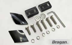 Set of Fitting Brackets For Scania PGR 6 Series 2009+ Topline Roof Bar - BLACK