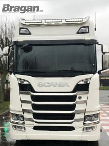 Roof Bar + Slim LEDs + LED Spot Bars for New Generation 2017+ Scania R & S Series High Cab 