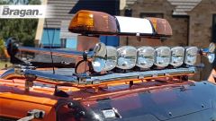 Roof Bar + Spots x4 + LEDs + Amber Beacon + Air Horns + Clamps For DAF CF Low Cab 2014+