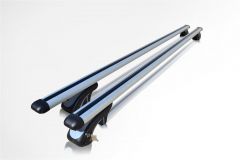 BLACK Roof Rails - Short + Cross Bars For Ford Ranger 2016-2023