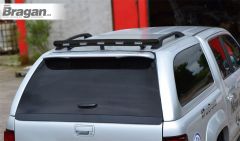 Rear Roof Beacon Light Bar + 3 Function LEDs For Ford Ranger 2006 - 2012 - BLACK