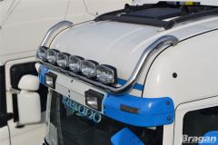 Roof Bar + LED Jumbo Spots For Pre 2009 Scania P G R Series Highline Lighting