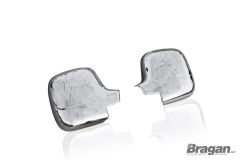 Mirror Covers with Logo For Peugeot Partner 2008 - 2012