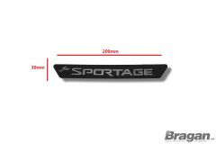 Sportage Sticker For Kia Sportage 2010 - 2016 Running Boards 1pc. - 200mm x 30mm