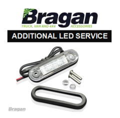 Additional LED Service - 12 / 24v Flush LED Marker Light - WHITE