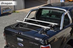 Roof Rails - Short + Cross Bars For Ford Ranger 2006 - 2012