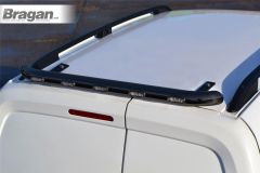 Rear Roof Light Bar + LEDs For VW Volkswagen Caddy 2021+ - BLACK