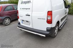 Rear Back Bumper Guard Bar Van For 2008 - 2016 Citroen Berlingo