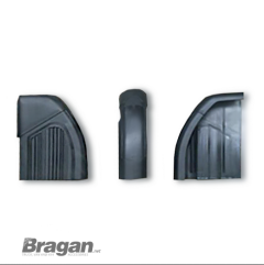 Plastic Ends For Running Boards Nameplate Style ABS - Front Right Rear Left