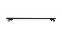 Black Universal Cross Bars 125cm Single For Raised Roof Rails