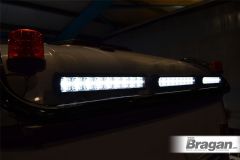 Roof Light Bar - BLACK + LED Spot Bars For Iveco Stralis Active Space Time