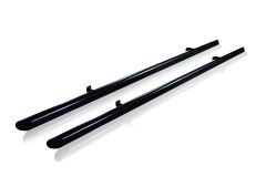 Black Side Bars For Peugeot Partner - 2" - With Mudflaps
