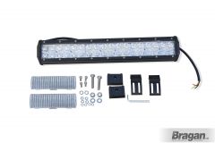 1x 12v / 24v 17.5" Aluminium 7D LED Spot Light Bar + DRL Park Lamp Dual function