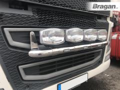 Grill Bar + Flush LEDs x3 + Jumbo LED Spots x4 for Volvo FH4 2013+ Accessories
