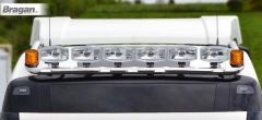 Roof Bar + LEDs + Jumbo Spots + Amber Lens Beacon For Mercedes Actros MP5 2019+ Giga Space