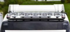Roof Bar + LED Spots + Beacon For Mercedes Actros MP5 2019+ Giga Space - BLACK