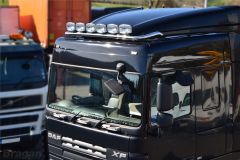 Roof Bar + LED + Spots x4 + Amber Beacon + Air Horns + Clamps For DAF XF 105 Space Cab