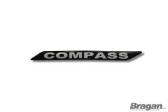 Sticker For Jeep Compass MX 2017+ Running Boards with Logo