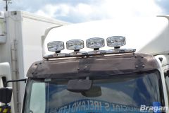 Roof Bar A + LED Jumbo Oval Spots x4 + LEDs x5 For Mercedes Atego Accessories