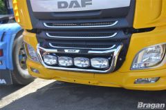 Grill Bar C + LED Jumbo Spots x4 For DAF XF 105 Truck LED Light Bar Accessories