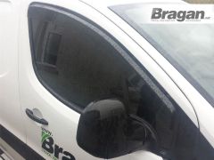 Window Deflectors Adhesive For Peugeot Partner Rifter 2019+