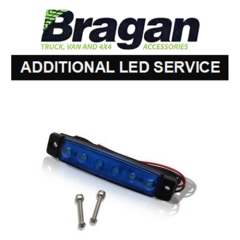 Additional LED Service - 12 / 24v Slim LED Marker Light - BLUE