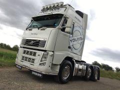 Truck Low Bar + LEDs + Mud Flaps For Volvo FH Series 2 & 3