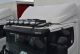 To Fit 2009+ Scania P, G, R, 6 Series Standard Sleeper Roof Bar + Flush LEDs + Jumbo Spots x6 + Amber Lens Beacon x2 - BLACK