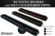 BLACK Running Boards For 2013 - 2018 Ford Transit / Tourneo Custom LWB Multi Colour Rubber Strips