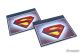 2pc Pair UV Rubber Superman Rear Mudguards