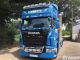 To Fit Scania 4 Series Topline Cab Stainless Roof Light Bar + Jumbo Spots x6 + Clear Lens Beacon x2