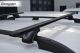 To Fit 2010+ Fiat Doblo Black Roof Cross Bars + T Pieces