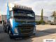 Roof Light Bar + Jumbo Spots + Amber Lens Beacon For Volvo FMX 2013 - 2021 Day / Standard Low Cab