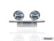 Number Plate Light Bar + Chrome Lamps x2 For Universal Car Van 4x4 SUV