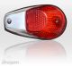 30x 12-24v Red Corner Chrome LED Light Lamp For Universal Car Bike Boat