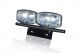 BLACK Number Plate Light Bar + Jumbo Spot Lamps For Ford Ranger 2016-2023