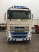 Black Stainless Steel Roof Bar + LEDs + LED Spots + Clear Beacons For Volvo FH4 Low Standard Sleeper Cab 2013 - 2021