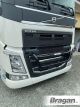 Grill Bar C + Step Pad + Side Amber Lights x2 For Volvo FH5 2021+ BLACK