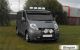 Roof Bar A + Jumbo LED Spots + White LEDs For Iveco Daily 2014+ Front BLACK