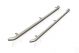 Chrome Stainless Steel Side Bars Curved For Ford Transit Custom LWB 2024+ OEM Style