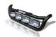 Grill Bar C + Jumbo LED Spots x4 + Step Pads + Side LEDs For Volvo FH5 2021+ BLACK